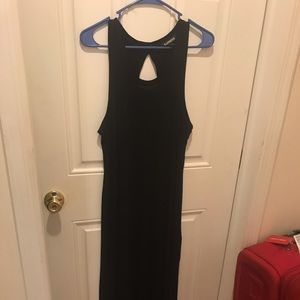 Express cutout open back maxi dress